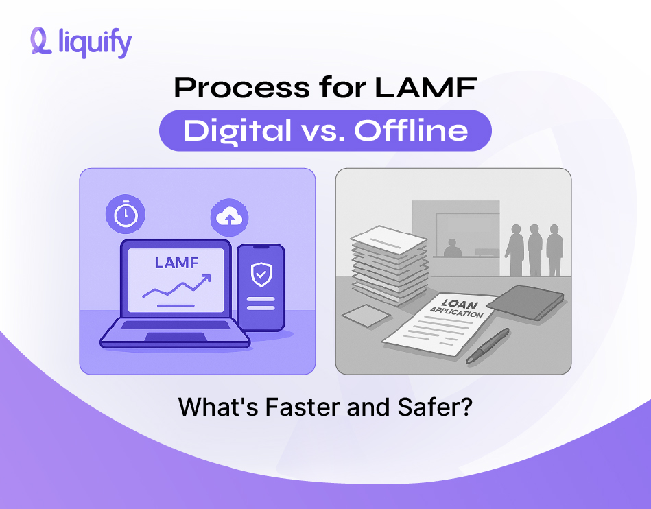 Digital Loan Against Mutual Funds vs Offline Process